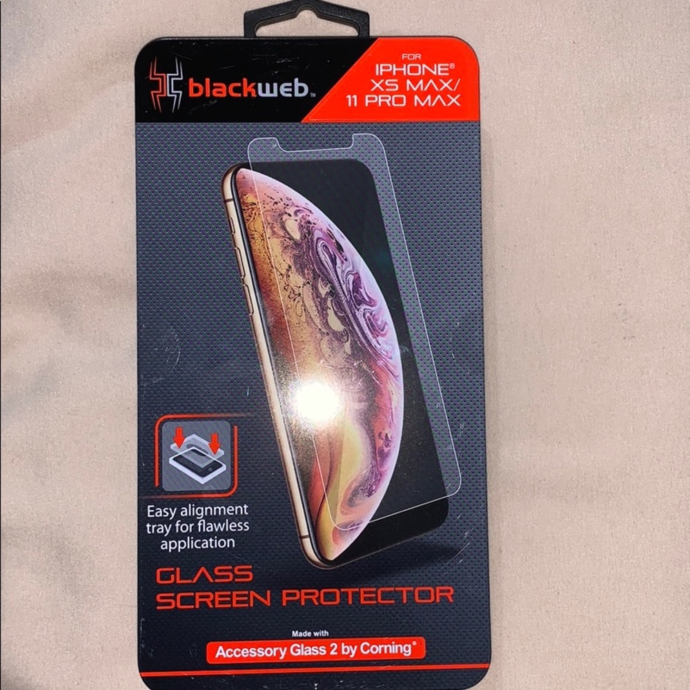 COPY - Black Web Glass Screen Protector